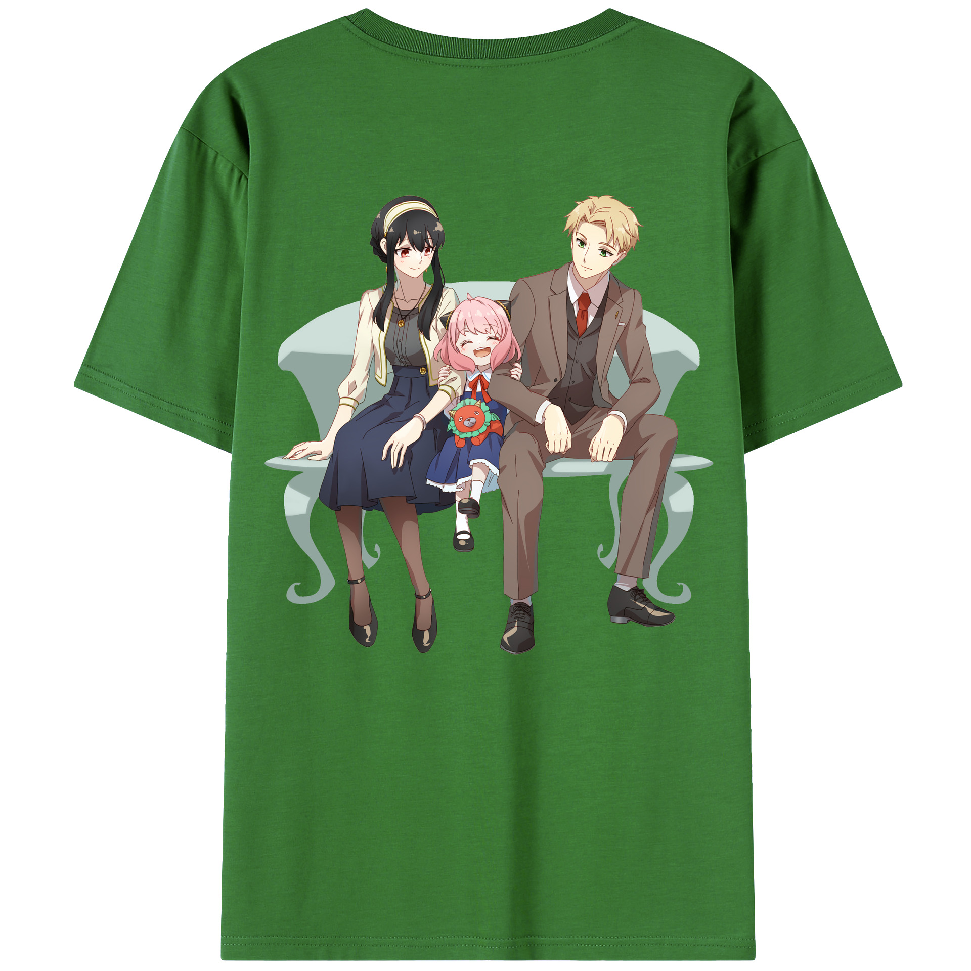 （画像用） SPY×FAMILY间谍家家酒 レディース半袖Tシャツ(バックプリント)